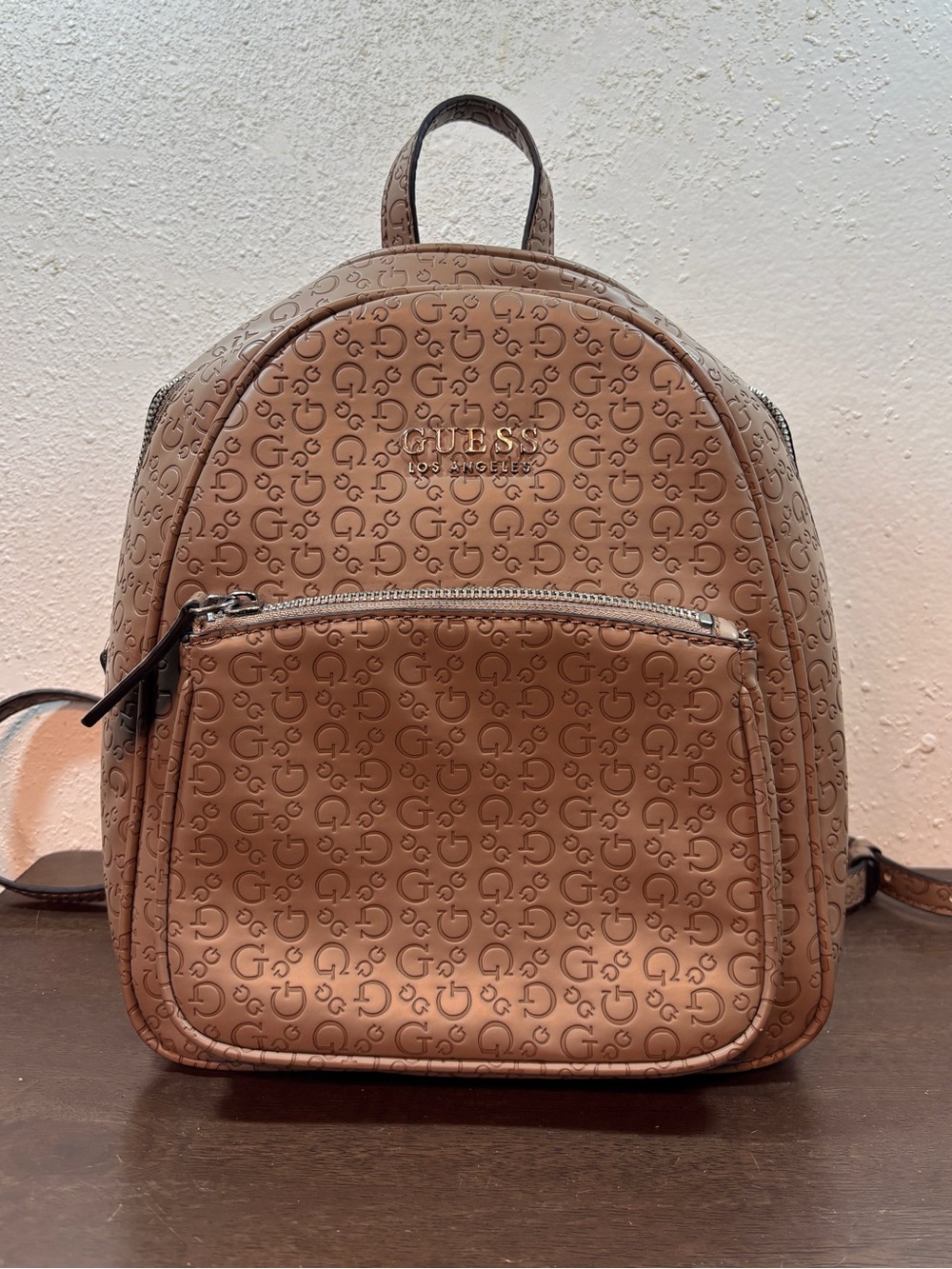 GUESS Embossed Logo Mini Backpack - Picture 2 of 11